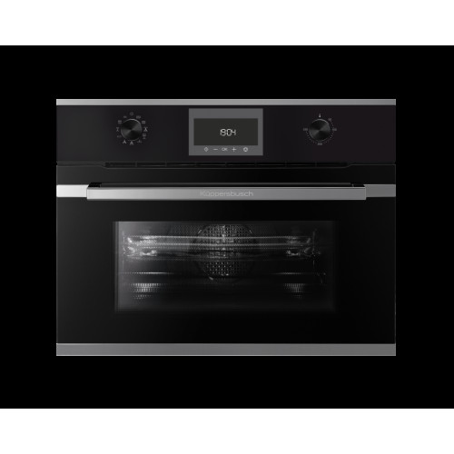 Компактный духовой шкаф с микроволнами Kuppersbusch CBM 6330.0 S3 Silver Chrome