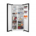 Отдельностоящий холодильник с инвертором Weissgauff WSBS 600 NoFrost Inverter Rock Glass