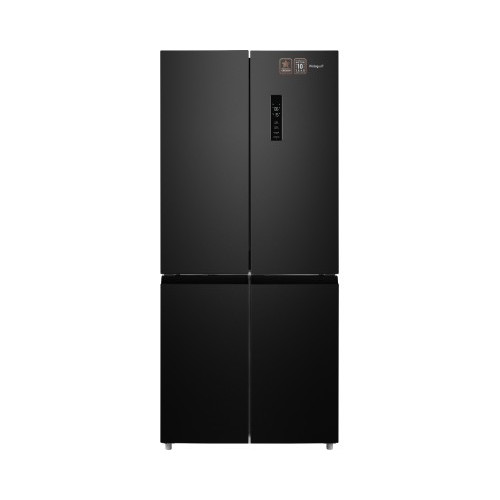 Отдельностоящий холодильник с инвертором Weissgauff WCD 590 Nofrost Inverter Premium Ecofresh Dark Inox