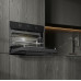 Встраиваемый компактный духовой шкаф с СВЧ Weissgauff OE 4551 DB Black Edition