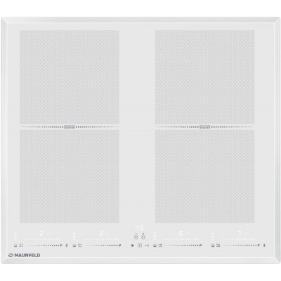 Встраиваемая индукционная варочная панель Maunfeld CVI594SF2WH LUX Inverter