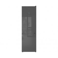 Отдельностоящий холодильник Weissgauff WRK 195 D Full NoFrost Bru Steel Glass
