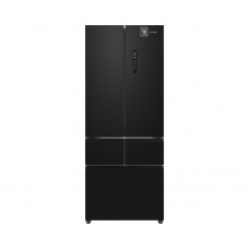 Отдельностоящий холодильник Weissgauff WFD 450 Built-in Inverter NoFrost Dark Inox