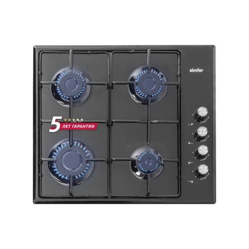 Газовая варочная панель Simfer H60Q40B400 серия Comfort