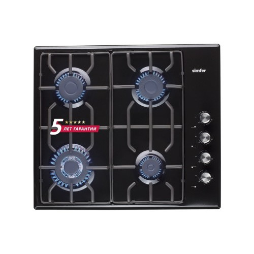 Газовая варочная поверхность Simfer H60Q41B571