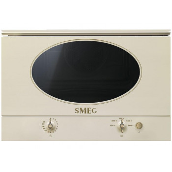 Встраиваемая микроволновая печь Smeg MP822NPO бежевый