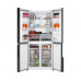 Отдельностоящий холодильник с инвертором Weissgauff WCD 450 White Rock Glass NoFrost Inverter