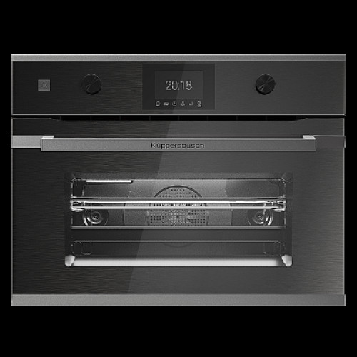 Компактный духовой шкаф с микроволнами Kuppersbusch CBM 6350.0 GPH 9 Shade of Grey