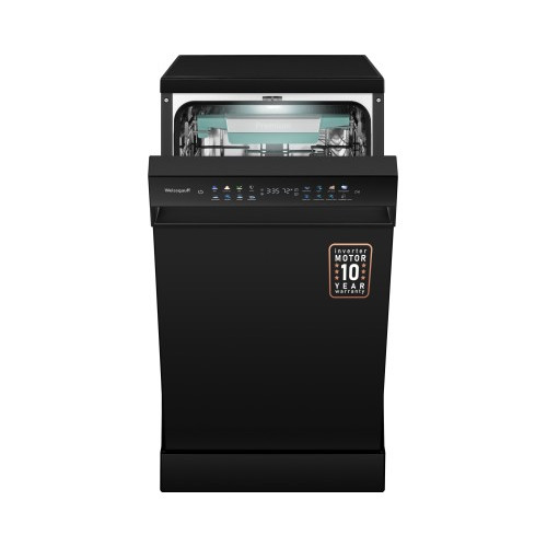 Посудомоечная машина c авто-открыванием и инвертором Weissgauff DW 4539 Inverter Touch AutoOpen Black