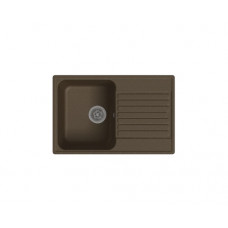 Мойка кухонная кварцевая LEX Geneva 740 Chocolate