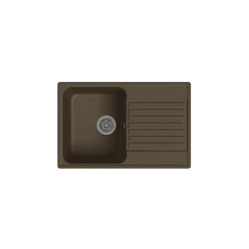 Мойка кухонная кварцевая LEX Geneva 740 Chocolate