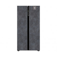 Отдельностоящий холодильник с инвертором Weissgauff WSBS 600 NoFrost Inverter Rock Glass