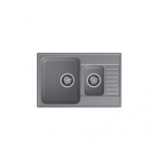 Мойка кухонная кварцевая LEX St.Moritz 740 Deep Grey