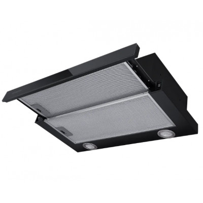 Телескопическая вытяжка MEFERI SLIDEBOX60BK GLASS ULTRA