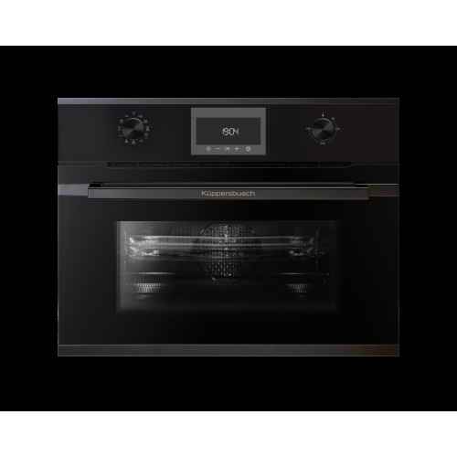 Компактный духовой шкаф с микроволнами Kuppersbusch CBM 6330.0 S2 Black Chrome