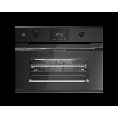 Компактный духовой шкаф с микроволнами Kuppersbusch CBM 6350.0 GPH 2 Black Chrome