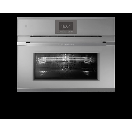 Компактный духовой шкаф с микроволнами Kuppersbusch CBM 6550.0 G3 Silver Chrome