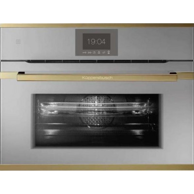 Компактный духовой шкаф с микроволнами Kuppersbusch CBM 6550.0 G4 Gold