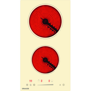 Встраиваемая варочная панель электрическая Graude EK 30.0 C бежевый