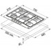 Варочная панель Franke FHTL 755 4G TC CO C